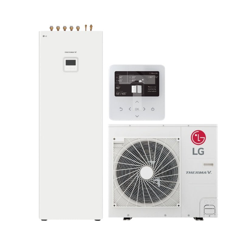 LG 7kW Therma V R32 Split IWT Air-Water Heat Pump with 200L Tank (HU071MR / HN0913T)-KlimaTime